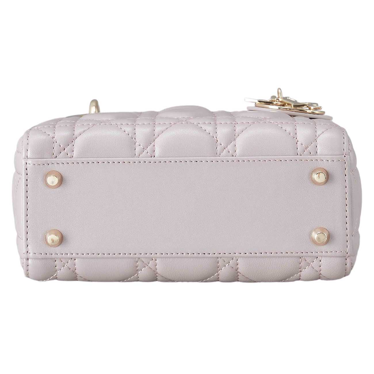 CHRISTIAN DIOR(USED)크리스찬디올 램스킨 레이디디올 미니 백